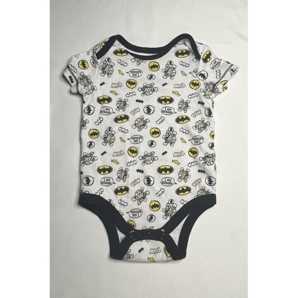 Batman Bodysuit 3-6 Months Infant Short Sleeve One Piece DC